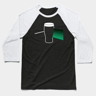 Dark Side of the Pint - Guinness Drinking Baseball T-Shirt